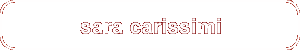 sara carissimi
